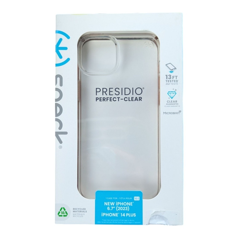 P7.‎ Speck Presidio Perfect-Clear Case for Apple iPhone 14 Plus (6.7 2023)